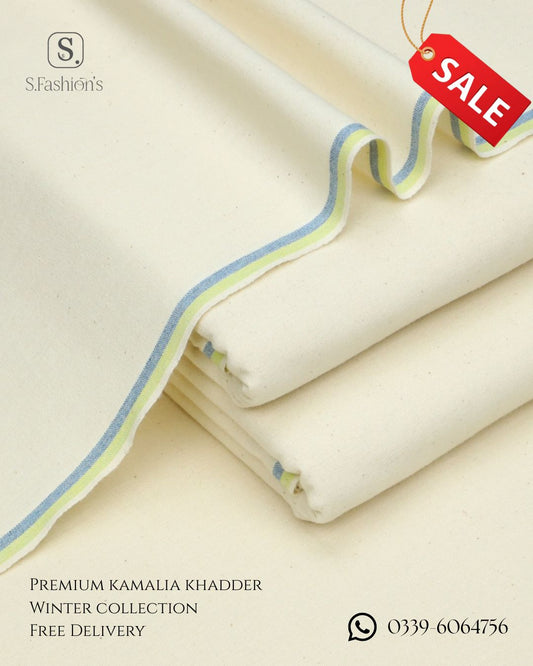 PREMIUM KAMALIA DOUBLE GOLI KHADDER FOR MEN WINTER COLLECTION 2025-26